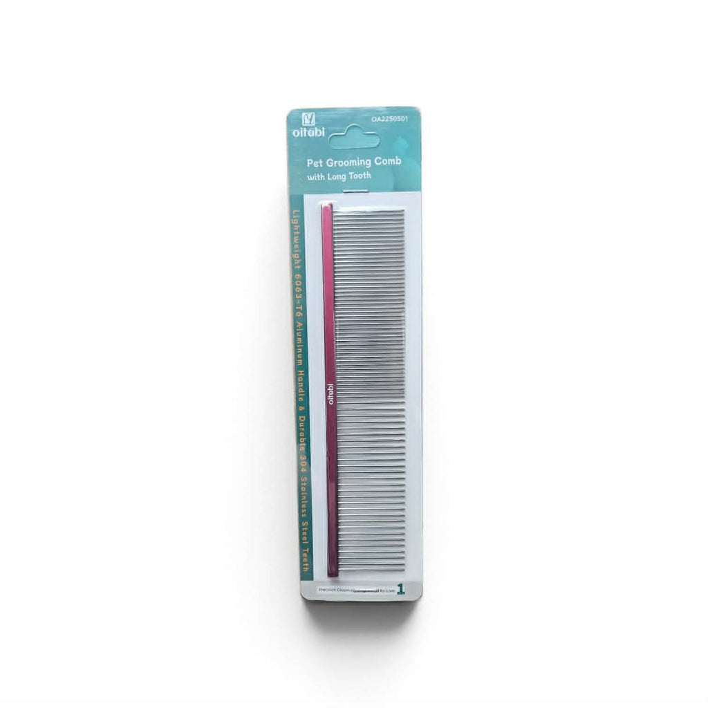 Fine/Course Comb 19cm Red