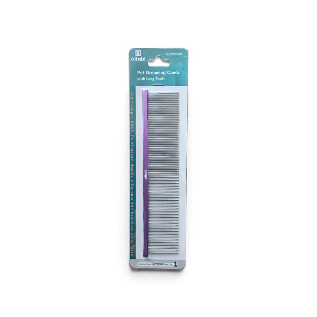 Fine/Course Comb 19cm Purple