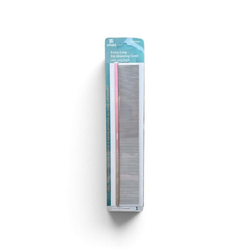Extra Long Comb 24.5cm Pink & Gold
