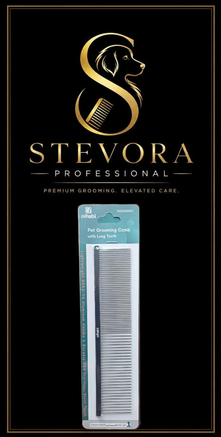 Fine/Course Comb 19cm Black